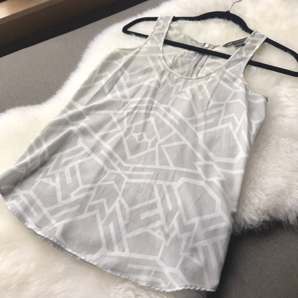 Geometric Print Blouse XS 00